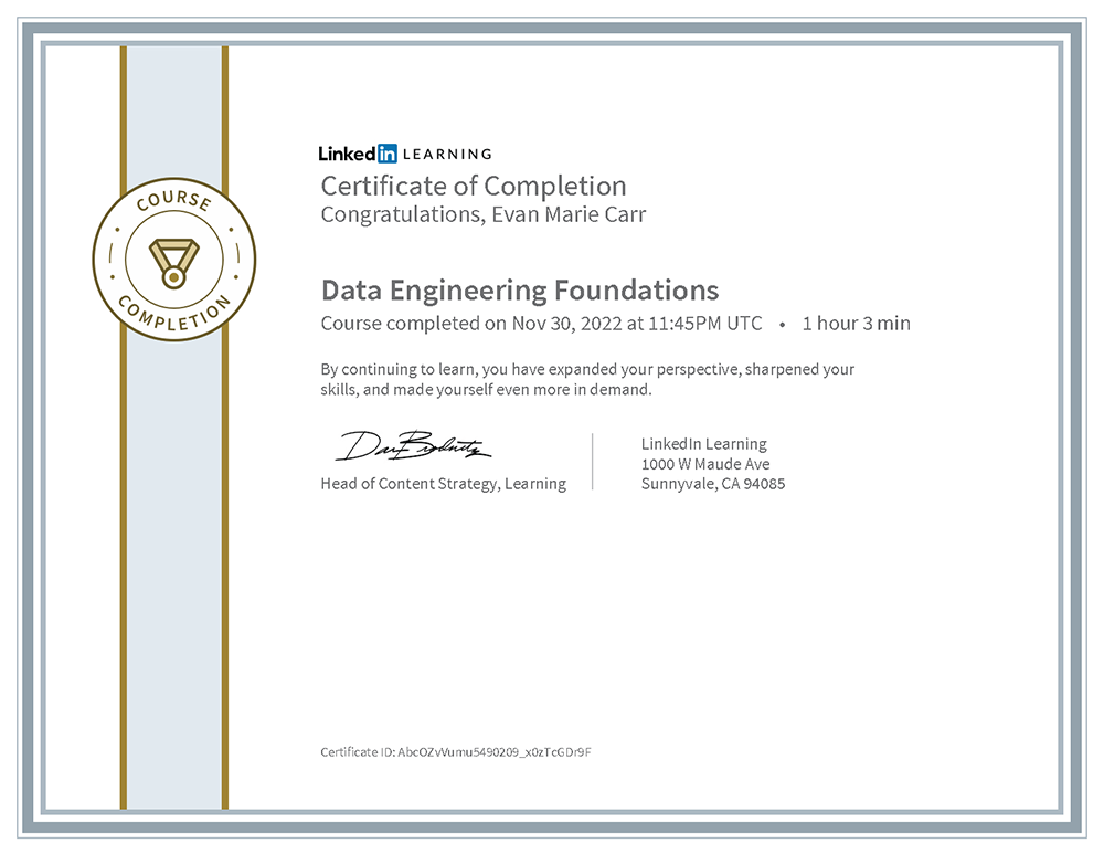 Data Engineering Foundations