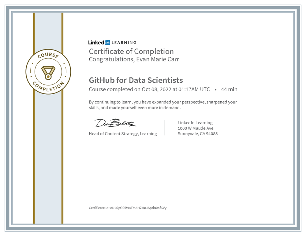 GitHub for Data Science