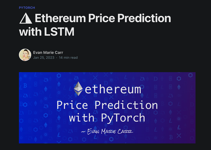 PyTorch Prediction